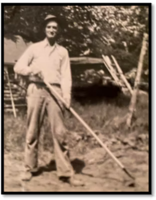 Grandpa grew vegetables and grandma canned them for the winter months. Glen Lake fish was a staple in the Tobin household.